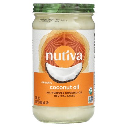 Nutiva, Organic Coconut Oil, 23 fl oz (680 ml)