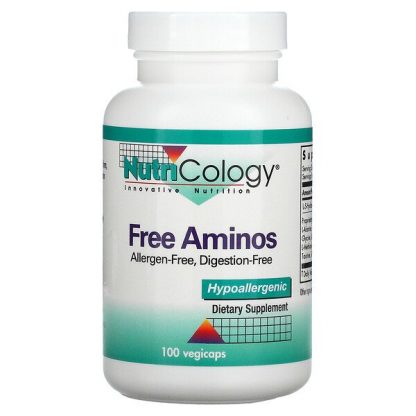 Nutricology, Free Aminos, 100 Vegicaps