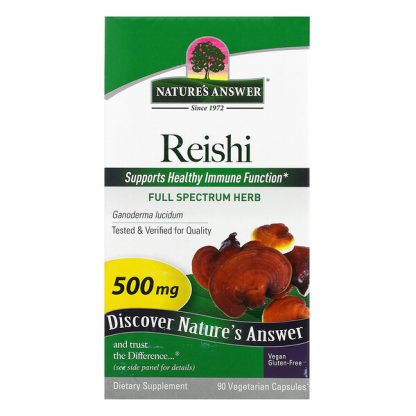 Nature's Answer, Reishi, 500 mg, 90 Vegetarian Capsules