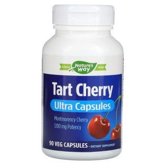 Enzymatic Therapy, Tart Cherry, Ultra Capsules, 1,200 mg, 90 Veg Capsules