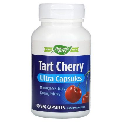 Enzymatic Therapy, Tart Cherry, Ultra Capsules, 1,200 mg, 90 Veg Capsules