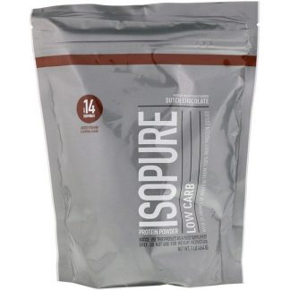 Isopure, Low Carb Protein Powder, Dutch Chocolate, 1 lb (454 g)