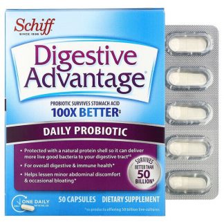 Schiff, Digestive Advantage, Daily Probiotic, 50 Capsules