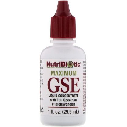 NutriBiotic, Maximum GSE, Liquid Concentrate, 1 fl oz (29.5 ml)