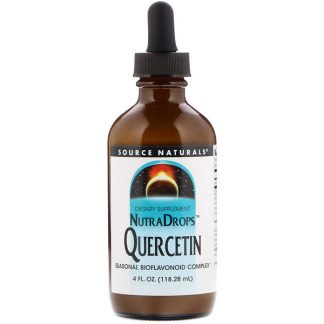 Source Naturals, NutraDrops Quercetin, 4 fl oz (118.28 ml)