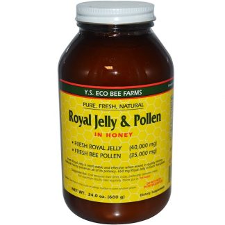 Y.S. Eco Bee Farms, Royal Jelly & Pollen, In Honey, 24.0 oz (680 g)