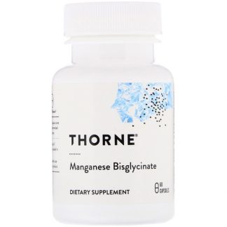 Thorne Research, Manganese Bisglycinate, 60 Capsules