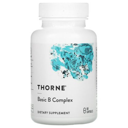 Thorne Research, Basic B Complex, 60 Capsules