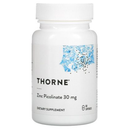 Thorne Research, Zinc Picolinate, 30 mg, 60 Capsules