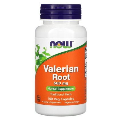 NOW Foods, Valerian Root, 500 mg, 100 Veg Capsules