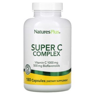 NaturesPlus, Super C Complex, 180 Capsules