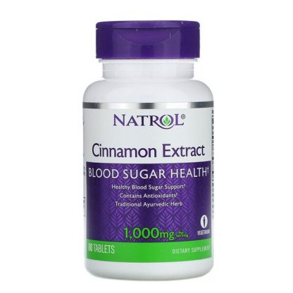 Natrol, Cinnamon Extract, 500 mg, 80 Tablets