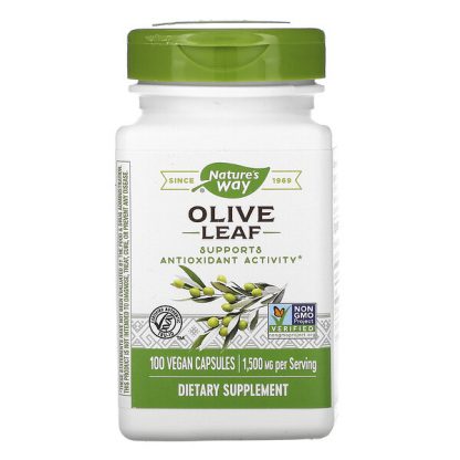 Nature's Way, Olive Leaf, 500 mg, 100 Vegan Capsules