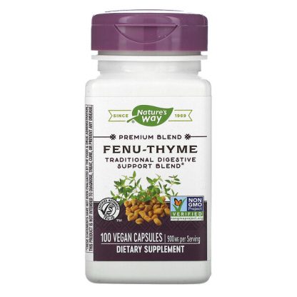 Nature's Way, Fenu-Thyme, 450 mg, 100 Vegan Capsules