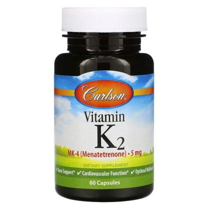 Carlson Labs, Vitamin K2, 5 mg, 60 Capsules