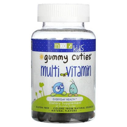 Natural Dynamix (NDX), Gummy Cuties, Kids Multi Vitamin, 60 Gummy Cuties