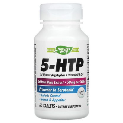 Nature's Way, 5-HTP, 50 mg, 60 Tablets