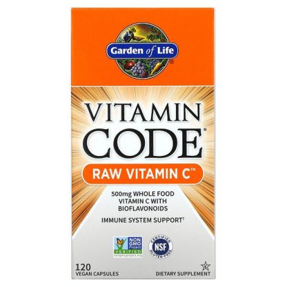 Garden of Life, Vitamin Code, RAW Vitamin C, 250 mg, 120 Vegan Capsules