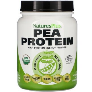 NaturesPlus, Organic Pea Protein Powder, 1.10 lbs (500 g)