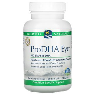 Nordic Naturals, ProDHA Eye, 500 mg, 60 Soft Gels