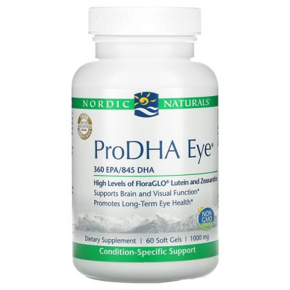 Nordic Naturals, ProDHA Eye, 500 mg, 60 Soft Gels