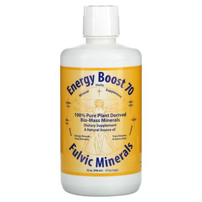 Morningstar Minerals, Energy Boost 70, Fulvic Minerals, 32 oz (946 ml)