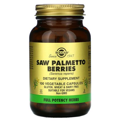 Solgar, Saw Palmetto Berries, 100 Vegetable Capsules