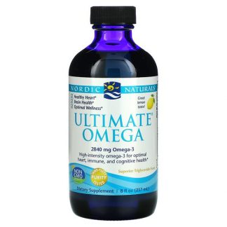 Nordic Naturals, Ultimate Omega, Lemon, 2,840 mg, 8 fl oz (237 ml)