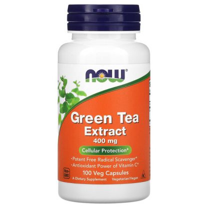 NOW Foods, Green Tea Extract, 400 mg, 100 Veg Capsules