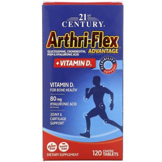 21st Century, Arthri-Flex Advantage + Vitamin D3, 120 Coated Tablets