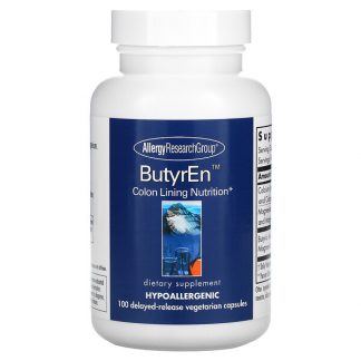 Allergy Research Group, ButyrEn, 100 Delayed-Release Vegetarian Capsules