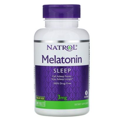 Natrol, Melatonin, 3 mg, 240 Tablets