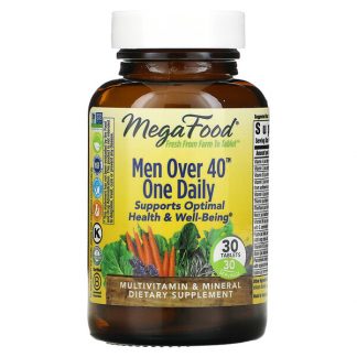 MegaFood, Men Over 40 One Daily, 30 Tablets