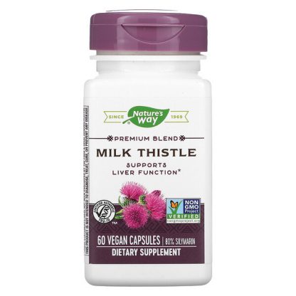 Nature's Way, Premium Blend Milk Thistle, 60 Vegan Capsules