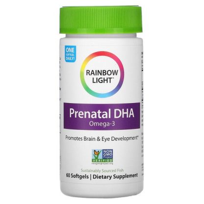 Rainbow Light, Prenatal DHA, Omega-3, 60 Softgels