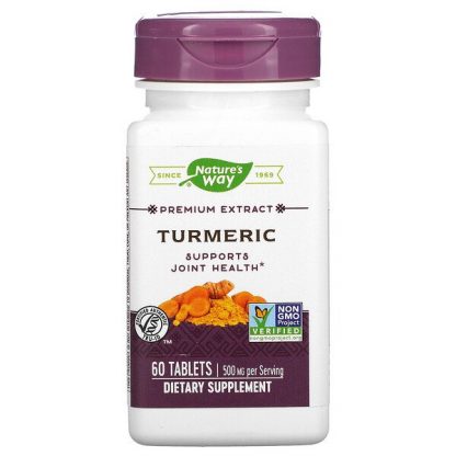 Nature's Way, Premium Extract, Turmeric, 500 mg , 60 Tablets