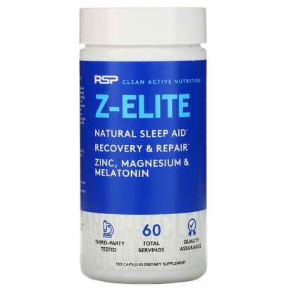 RSP Nutrition, Z-Elite, Natural Sleep Aid, 180 Capsules