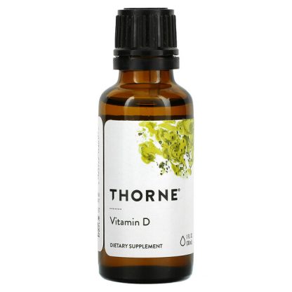 Thorne Research, Vitamin D Liquid, 1 fl oz (30 ml)