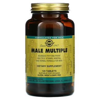 Solgar, Male Multiple, 120 Tablets