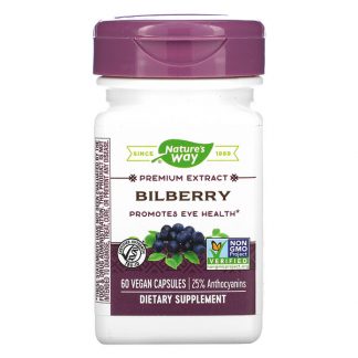 Nature's Way, Bilberry, 60 Vegan Capsules