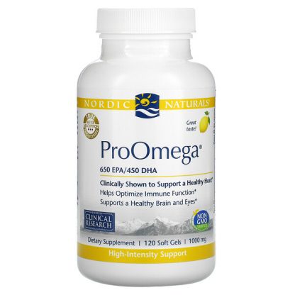 Nordic Naturals, ProOmega, Lemon, 1,000 mg, 120 Soft Gels