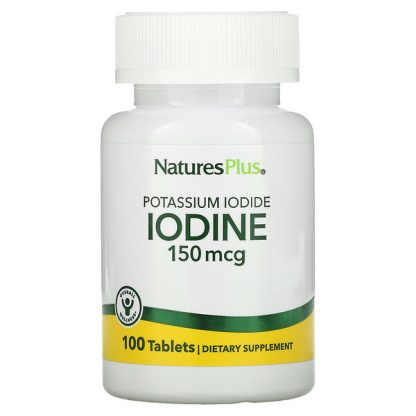 NaturesPlus, Potassium Iodide, 150 mcg, 100 Tablets