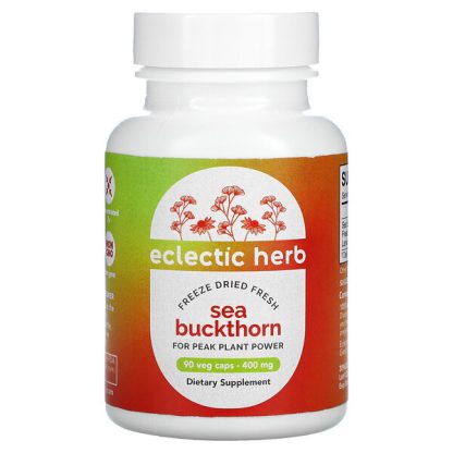 Eclectic Institute, Freeze Dried Fresh, Sea Buckthorn, 400 mg, 90 Veg Caps