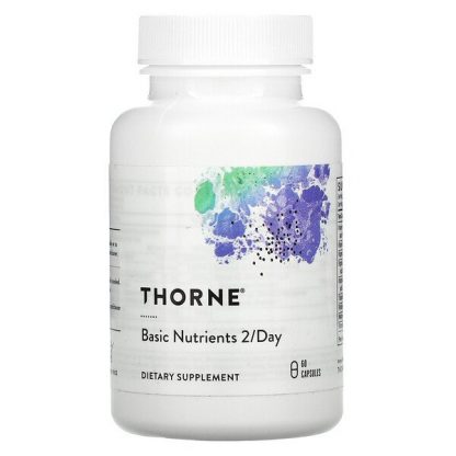 Thorne Research, Basic Nutrients 2/Day, 60 Capsules