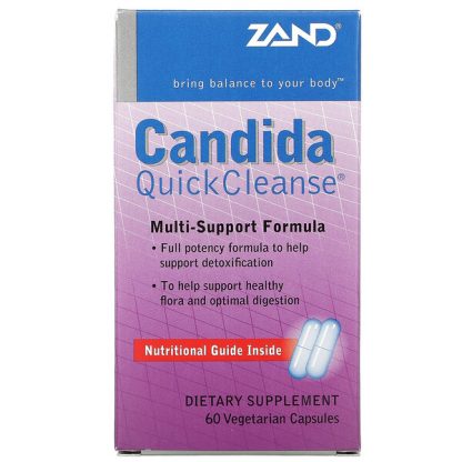 Zand, Candida Quick Cleanse, 60 Vegetarian Capsules