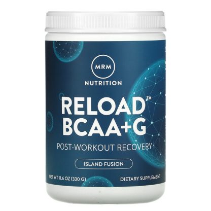 MRM, RELOAD BCAA+G, Post-Workout Recovery, Island Fusion, 11.6 oz (330 g)