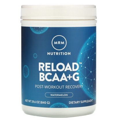 MRM, Reload BCAA+G, Post-Workout Recovery, Watermelon, 29.6 oz (840 g)