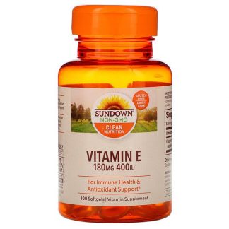 Sundown Naturals, Vitamin E, 180 mg (400 IU), 100 Softgels