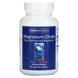 Allergy Research Group, Magnesium Citrate, 90 Vegetarian Capsules