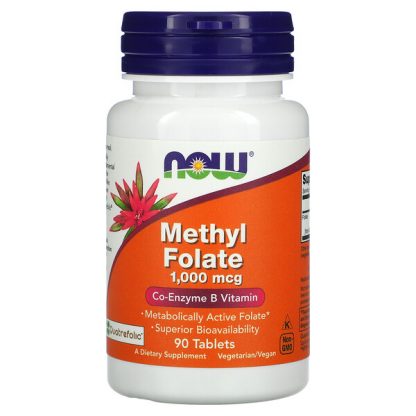 NOW Foods, Methyl Folate, 1,000 mcg, 90 Tablets